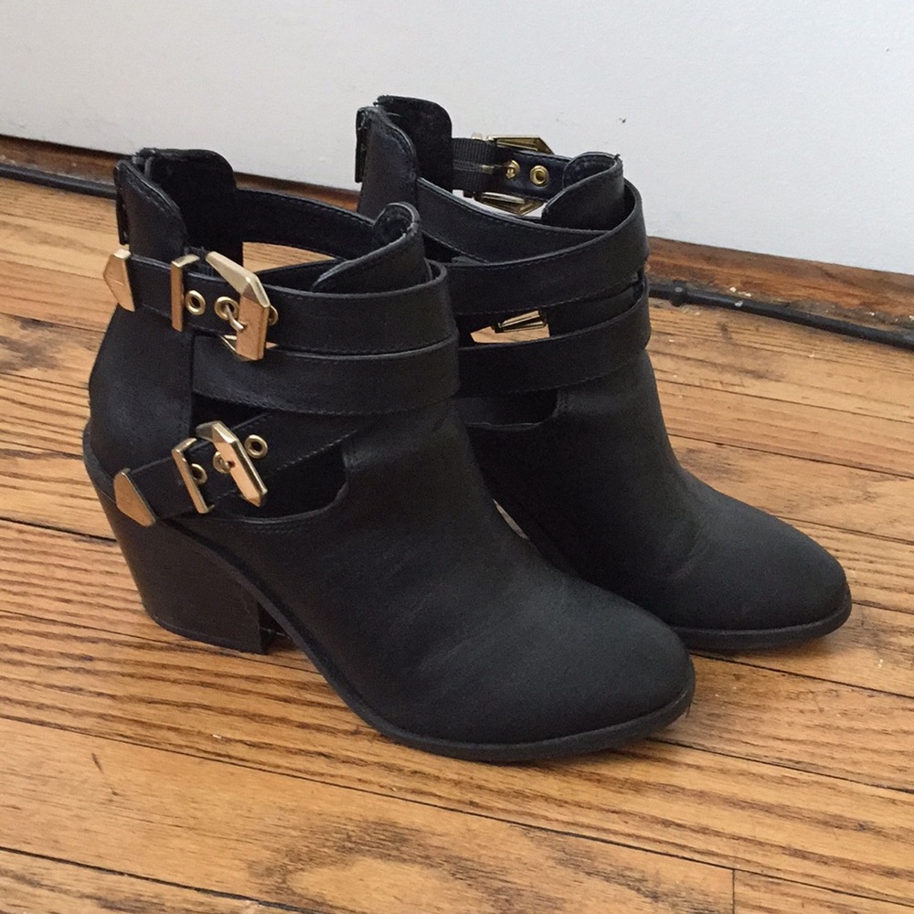 Vegan Mossimo Target Black Booties